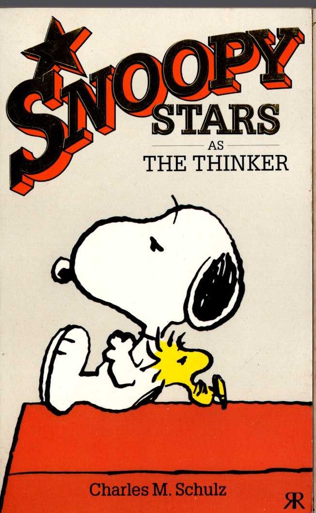 Charles M. Schulz  SNOOPY STARS AS THE THINKER front book cover image