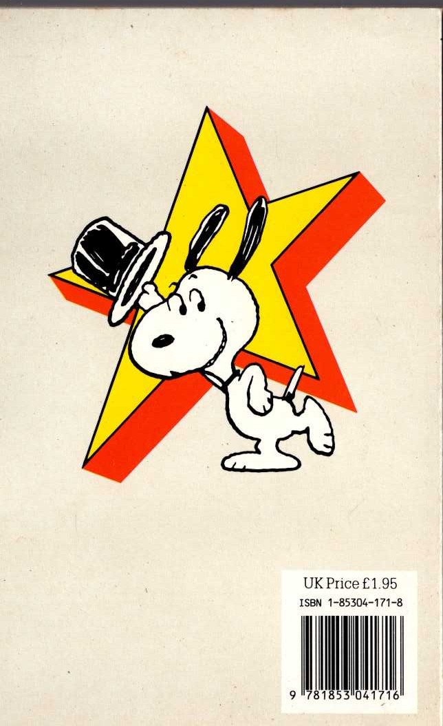 Charles M. Schulz  SNOOPY STARS AS THE THINKER magnified rear book cover image