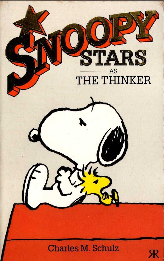 Charles M. Schulz  SNOOPY STARS AS THE THINKER front book cover image