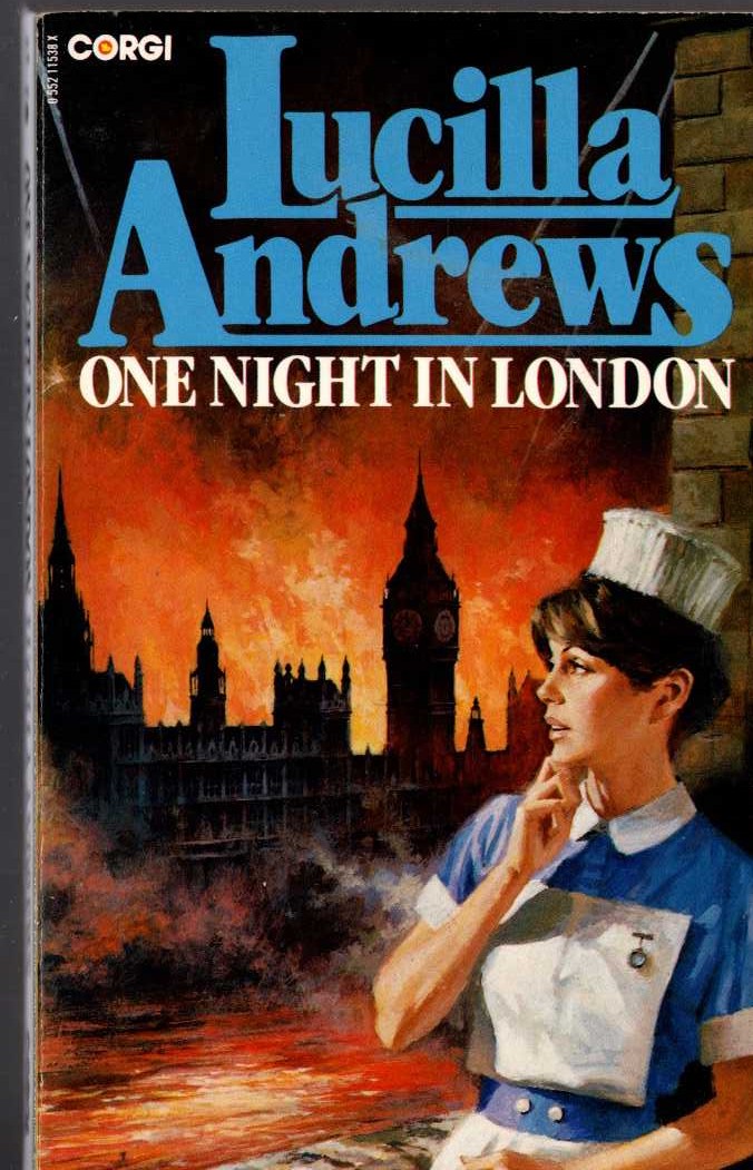 Lucilla Andrews  ONE NIGHT IN LONDON front book cover image