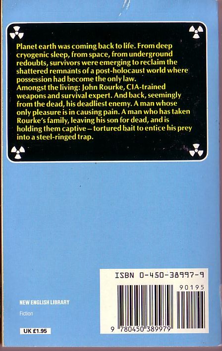 Jerry Ahern  THE SURVIVALIST No.11: The Reprisal magnified rear book cover image