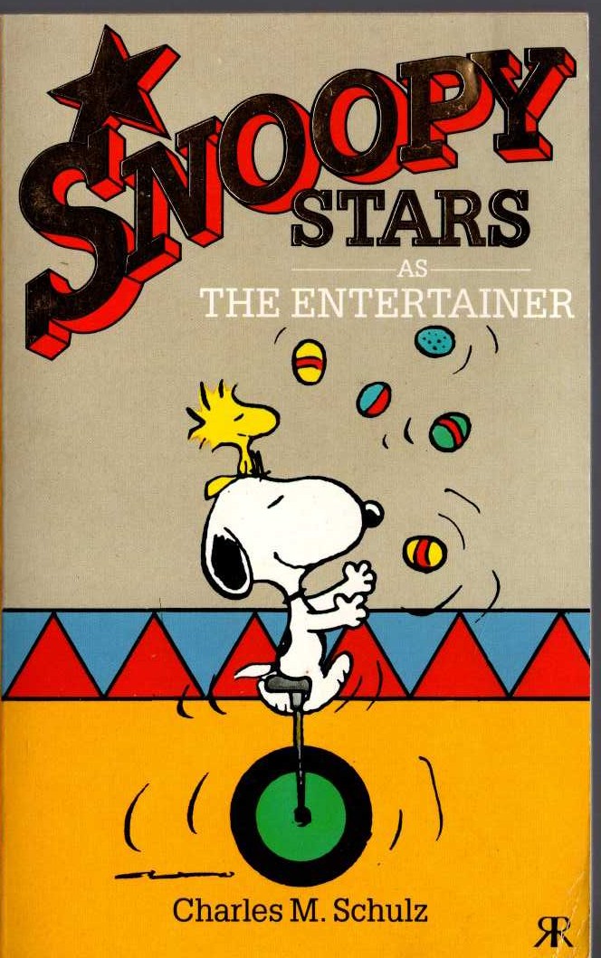 Charles M. Schulz  SNOOPY STARS AS THE ENTERTAINER front book cover image