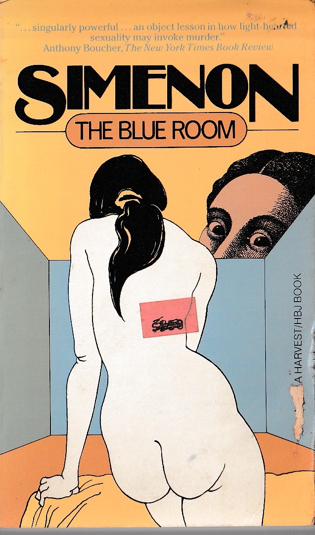 Georges Simenon  THE BLUE ROOM front book cover image