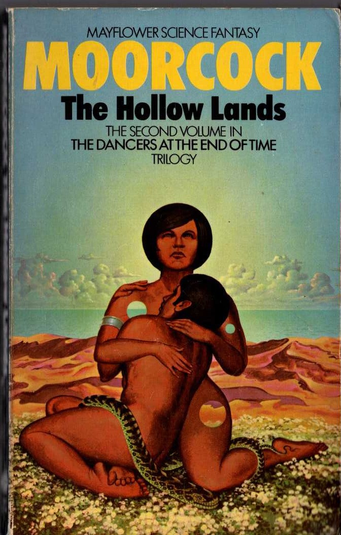 Michael Moorcock  THE HOLLOW LANDS front book cover image