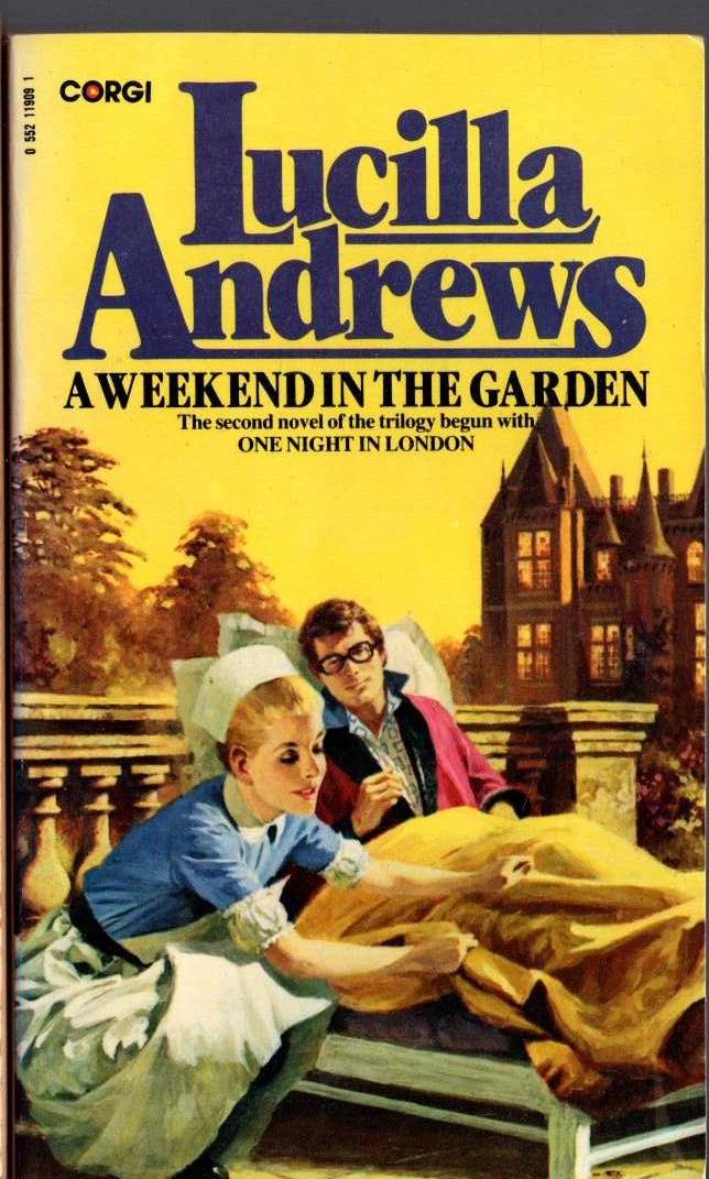 Lucilla Andrews  A WEEKEND IN THE GARDEN front book cover image