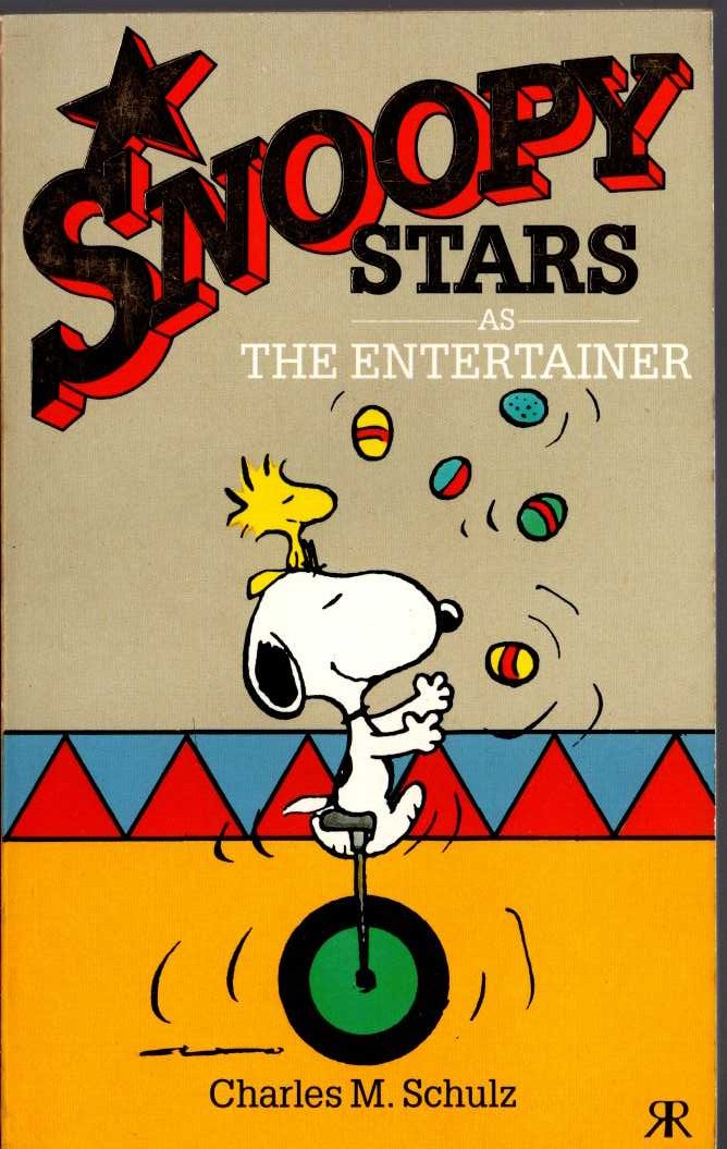 Charles M. Schulz  SNOOPY STARS AS THE ENTERTAINER front book cover image