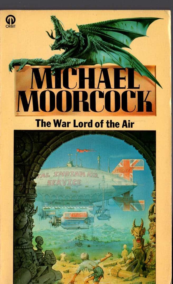 Michael Moorcock  THE WAR LORD OF THE AIR front book cover image