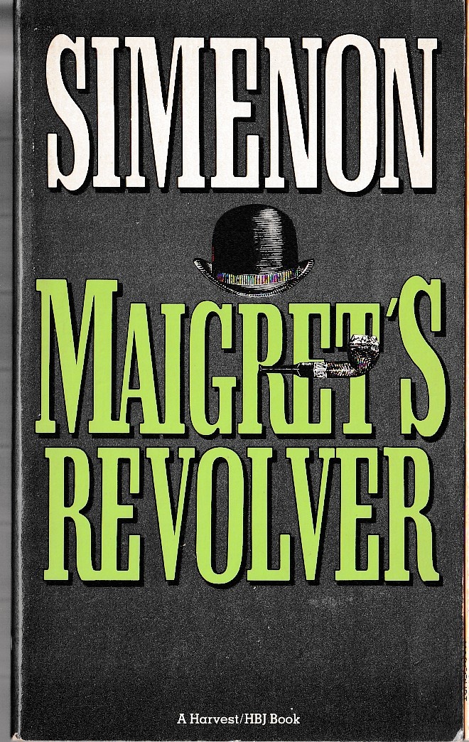 Georges Simenon  MAIGRET'S REVOLVER front book cover image