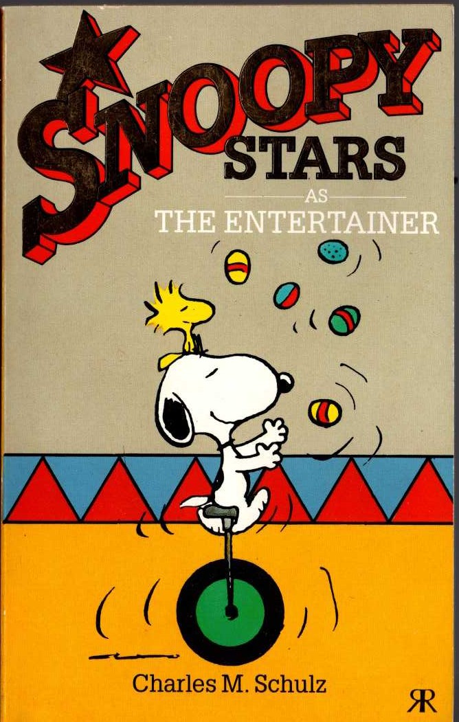 Charles M. Schulz  SNOOPY STARS AS THE ENTERTAINER front book cover image