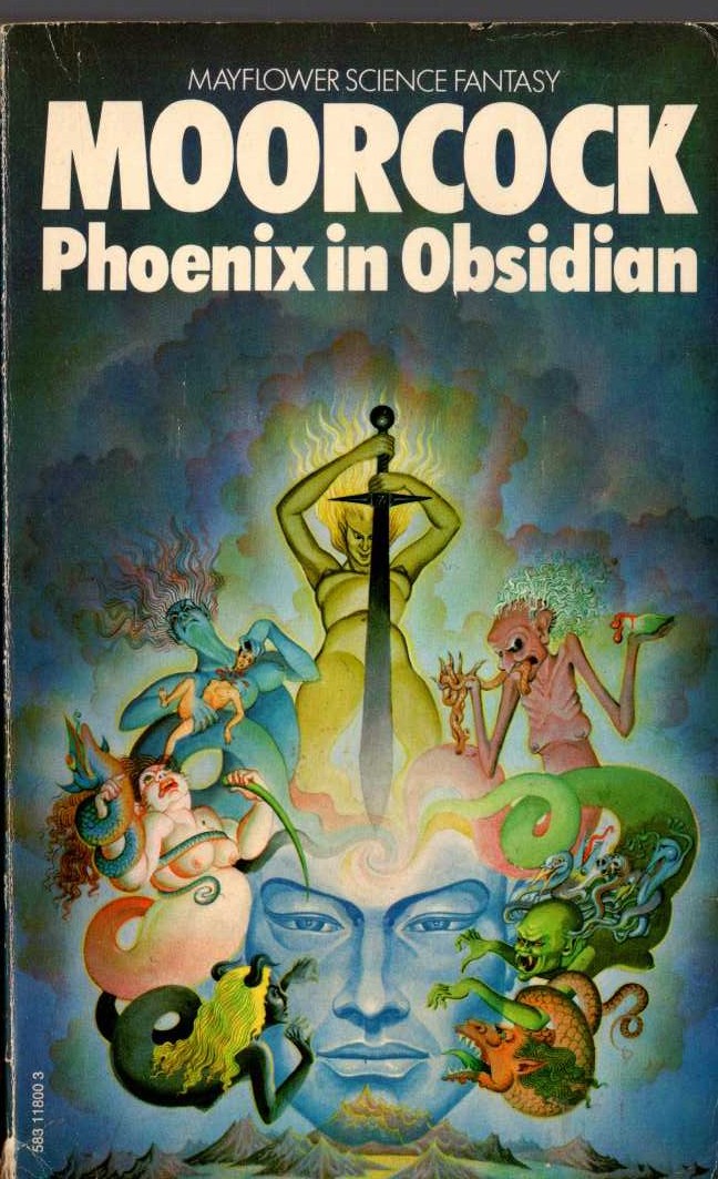 Michael Moorcock  PHOENIX IN OBSIDIAN front book cover image