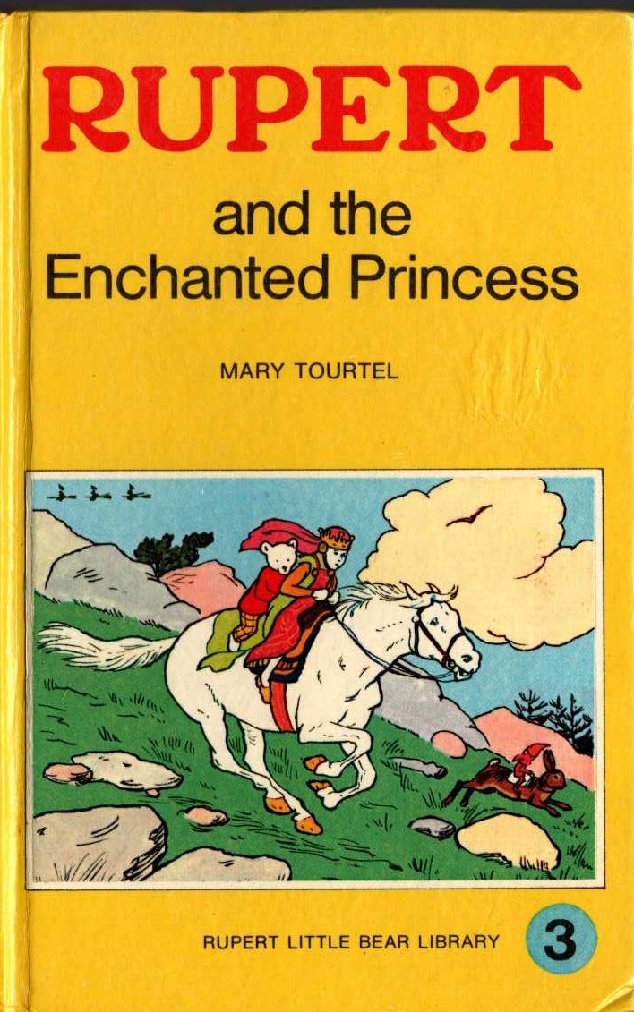 RUPERT AND THE ENCHANTED PRINCESS front book cover image