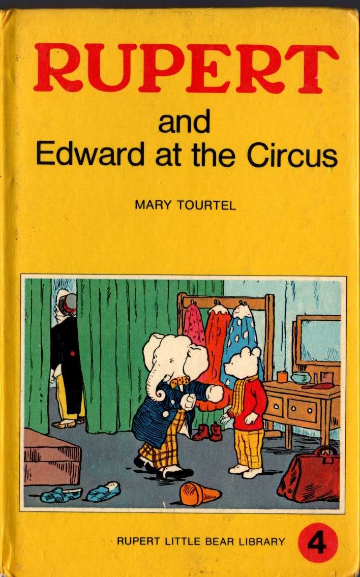 RUPERT AND EDWARD AT THE CIRCUS front book cover image