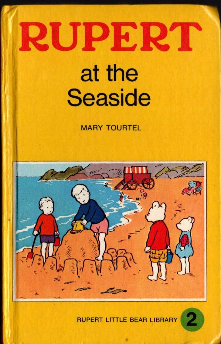 RUPERT AT THE SEASIDE front book cover image
