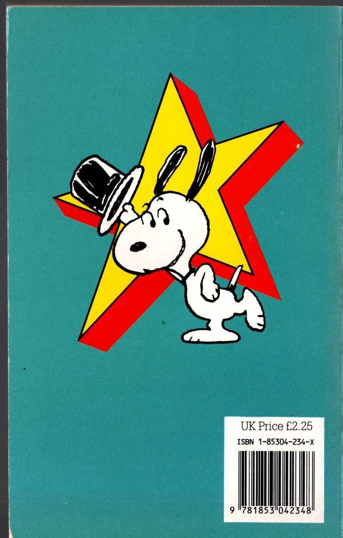 Charles M. Schulz  SNOOPY STARS AS LUDWIG VAN BEAGLE magnified rear book cover image