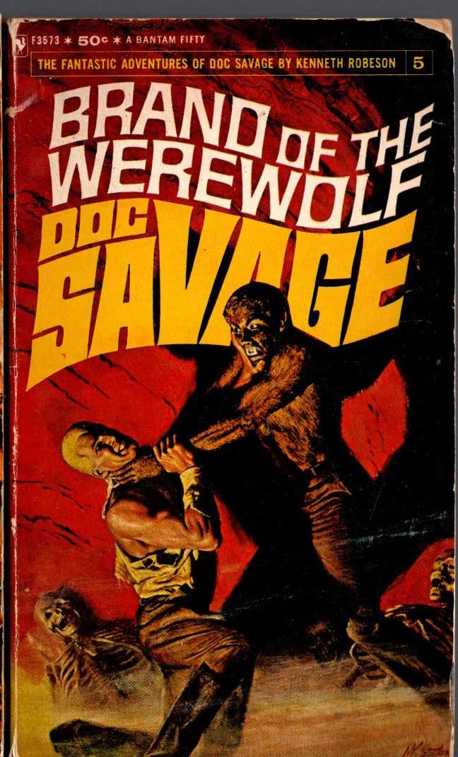 Kenneth Robeson  DOC SAVAGE: BRAND OF THE WEREWOLF front book cover image