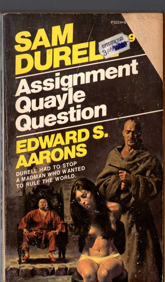 Edward S. Aarons  ASSIGNMENT QUAYLE QUESTION front book cover image