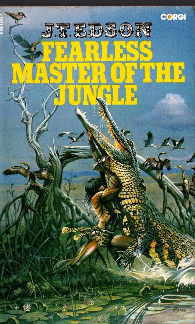 J.T. Edson  FEARLESS MASTER OF THE JUNGLE front book cover image