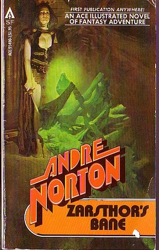 Andre Norton  ZARSTHOR'S BANE front book cover image