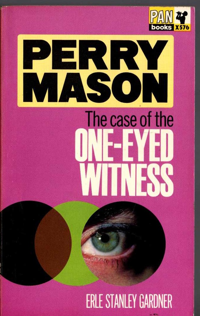 Erle Stanley Gardner  THE CASE OF THE ONE-EYED WITNESS front book cover image