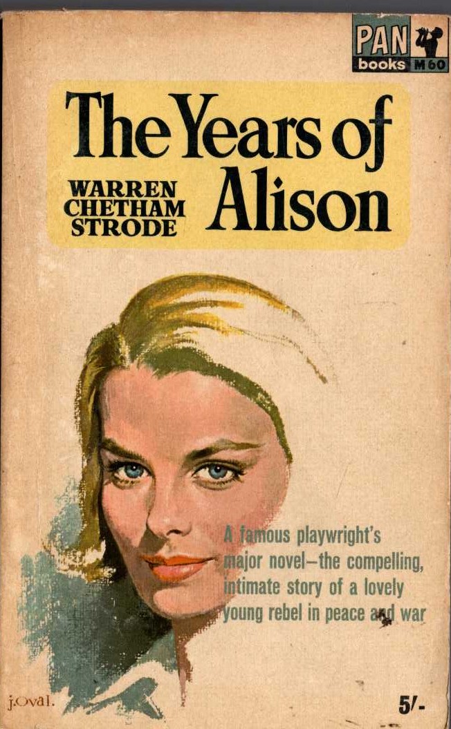 Warren Chetham Strode  THE YEARS OF ALISON front book cover image