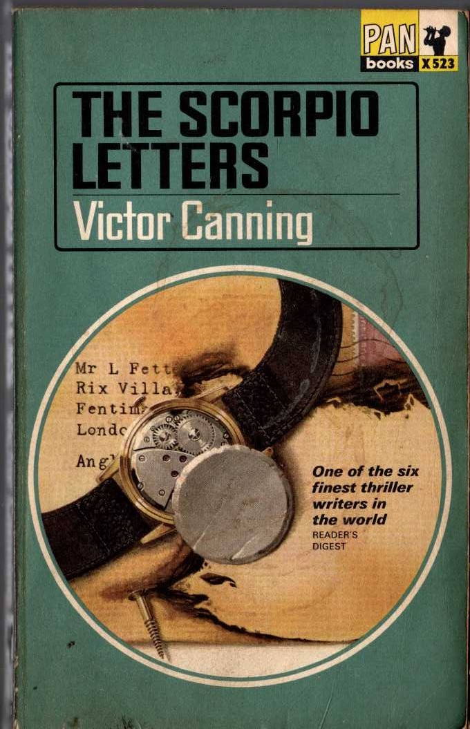 Victor Canning  THE SCORPIO LETTERS front book cover image