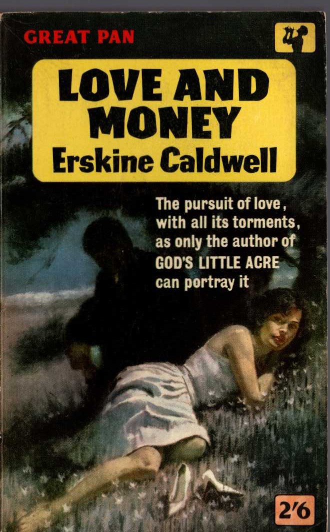 Erskine Caldwell  LOVE AND MONEY front book cover image