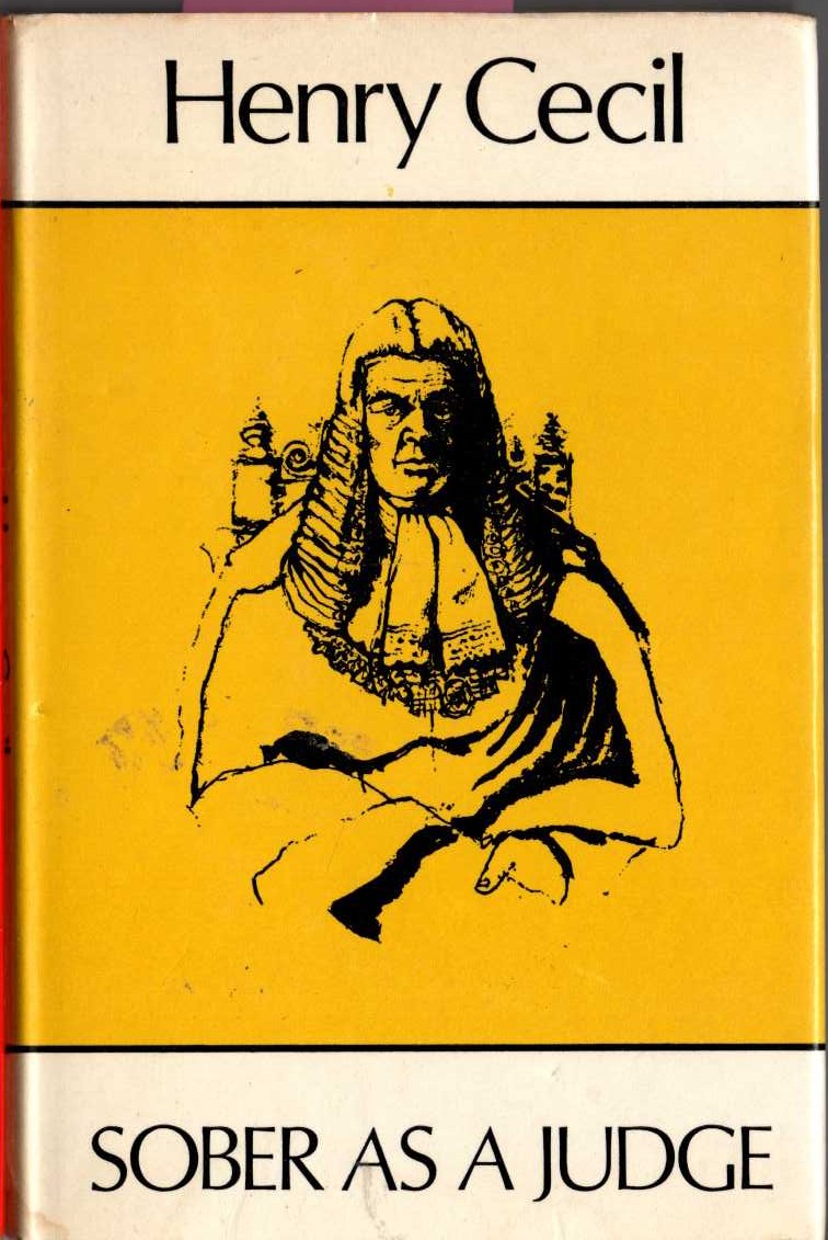 SOBER AS A JUDGE front book cover image