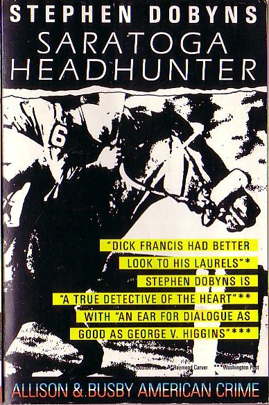 Stephen Dobyns  SARATOGA HEADHUNTER front book cover image