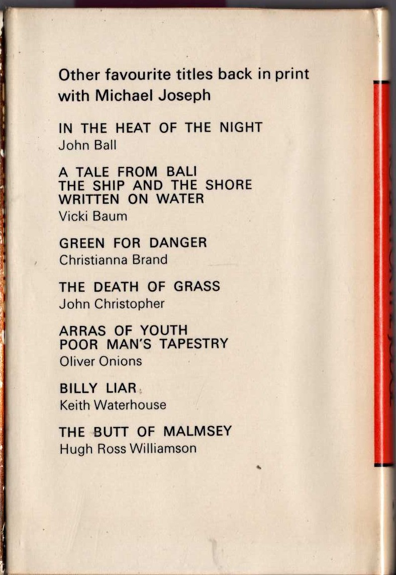 NO BAIL FOR THE JUDGE magnified rear book cover image