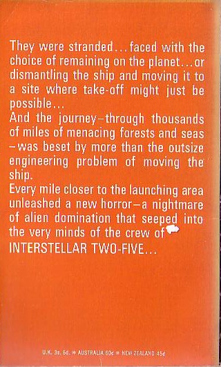 John Rankine  INTERSTELLAR TWO-FIVE magnified rear book cover image