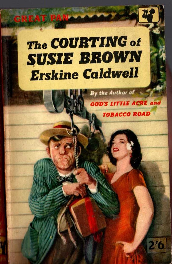 Erskine Caldwell  THE COURTING OF SUSIE BROWN front book cover image