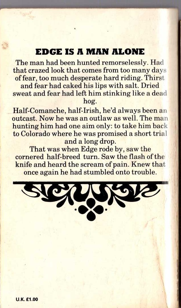 Kenneth Robeson  DOC SAVAGE: THE SEA ANGEL magnified rear book cover image