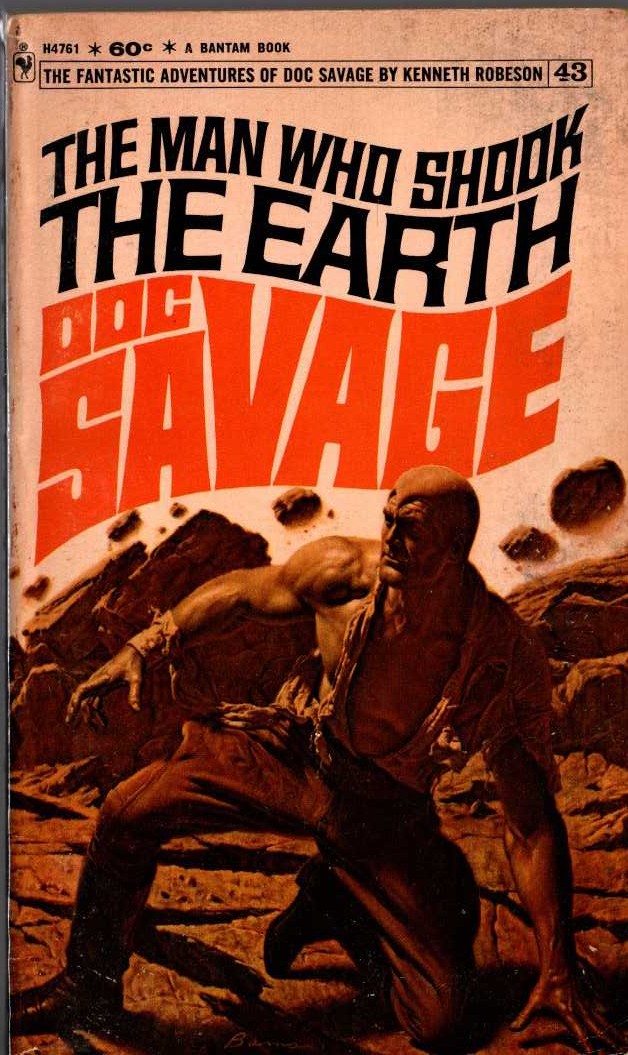 Kenneth Robeson  DOC SAVAGE: THE MAN WHO SHOOK THE EARTH front book cover image