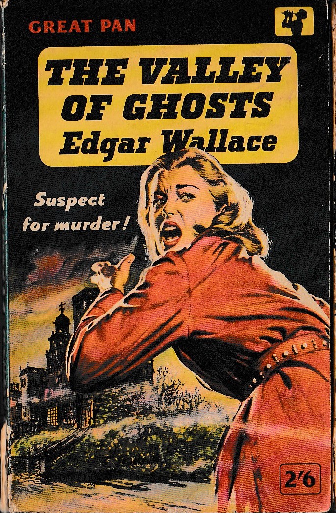 Edgar Wallace  THE VALLEY OF GHOSTS front book cover image