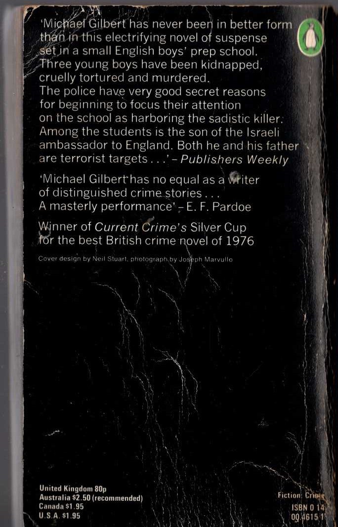 Michael Gilbert  THE NIGHT OF THE TWELFTH magnified rear book cover image