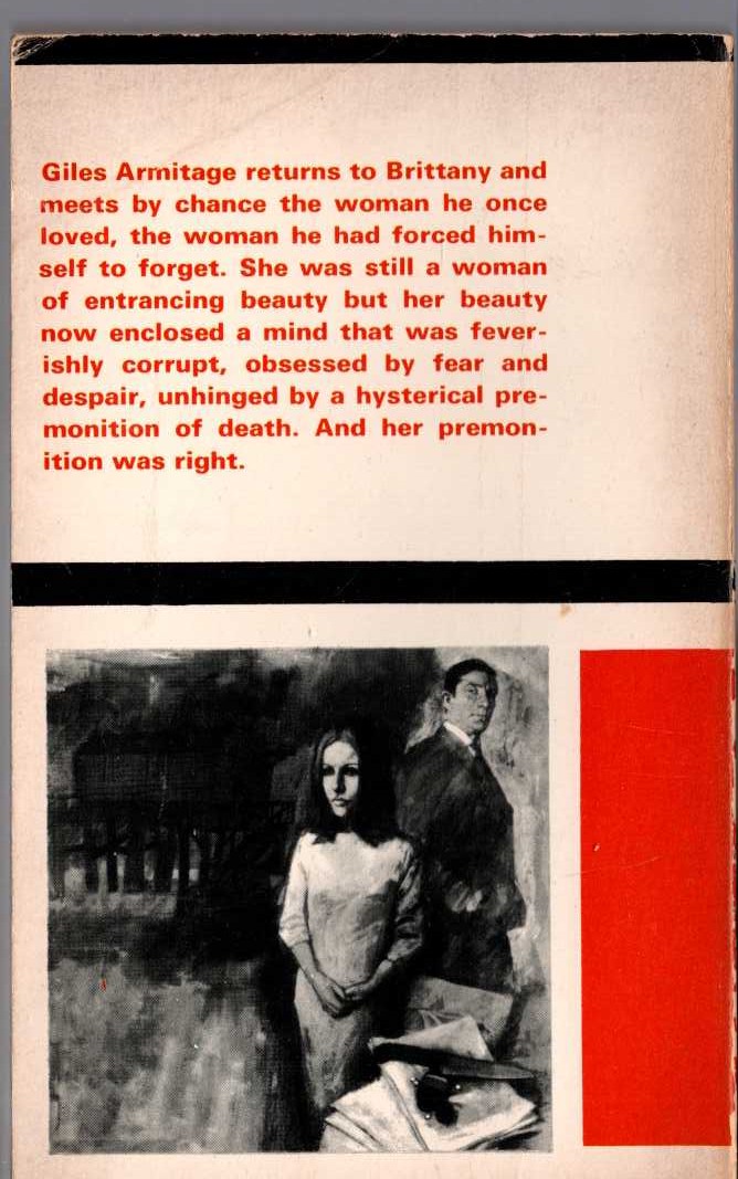 Josephine Bell  THE HOUSE ABOVE THE RIVER magnified rear book cover image