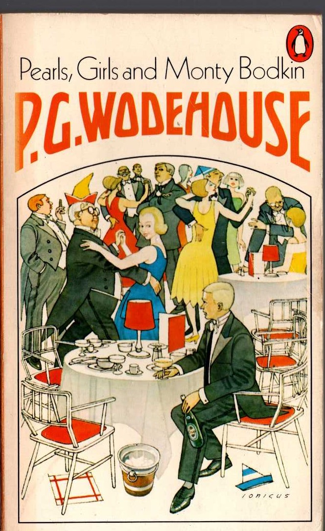 P.G. Wodehouse  PEARLS, GIRLS AND MONTY BODKIN front book cover image