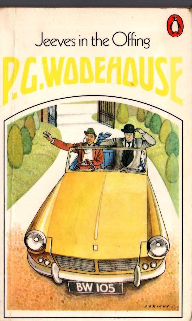 P.G. Wodehouse  JEEVES IN THE OFFING front book cover image