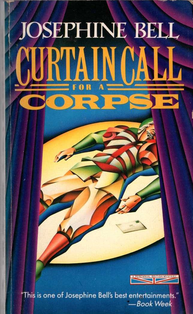 Josephine Bell  CURTAIN CALL FOR A CORPSE front book cover image