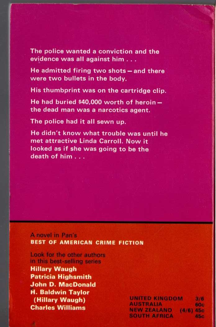 Erle Stanley Gardner  THE CASE OF THE MUSICAL COW magnified rear book cover image