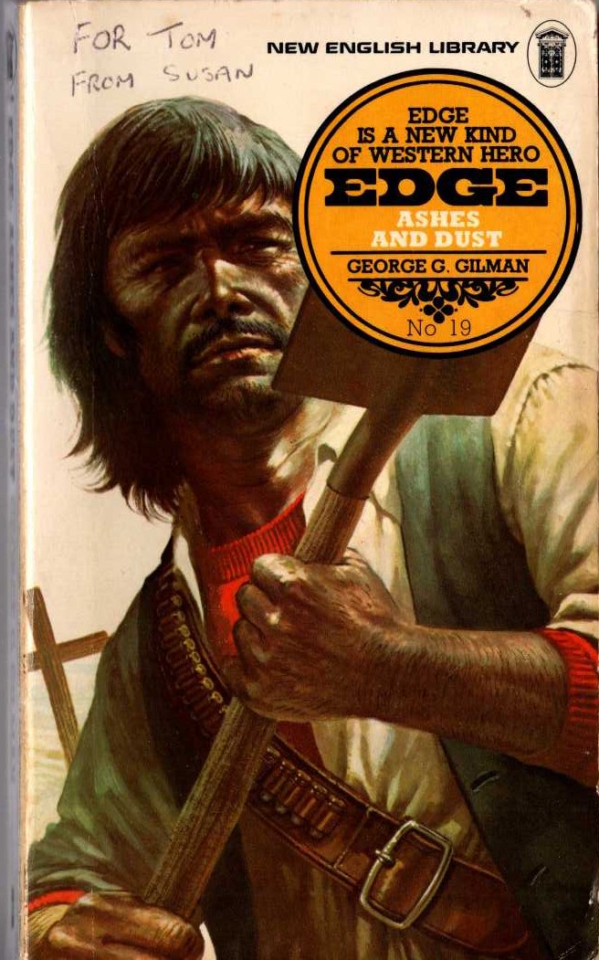 George G. Gilman  EDGE 19: ASHES AND DUST front book cover image