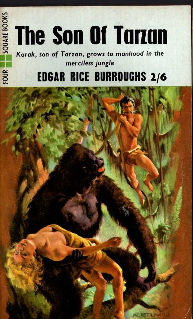 Edgar Rice Burroughs  THE SON OF TARZAN front book cover image