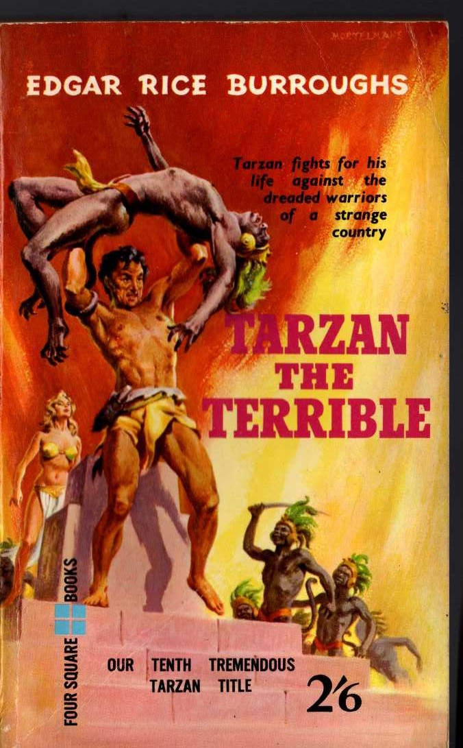 Edgar Rice Burroughs  TARZAN THE TERRIBLE front book cover image