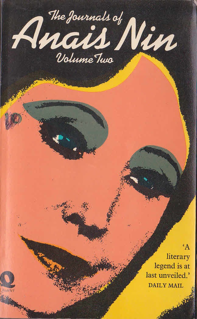 Anais Nin  THE JOURNALS OF ANAIS NIN. Volume Two front book cover image
