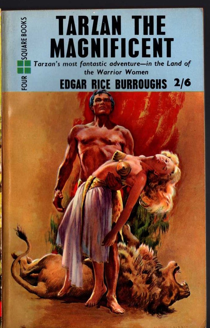 Edgar Rice Burroughs  TARZAN THE MAGNIFICENT front book cover image