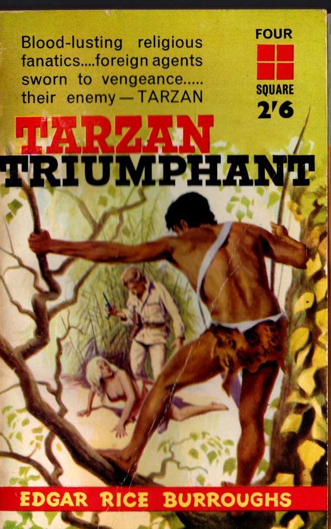 Edgar Rice Burroughs  TARZAN TRIUMPHANT front book cover image