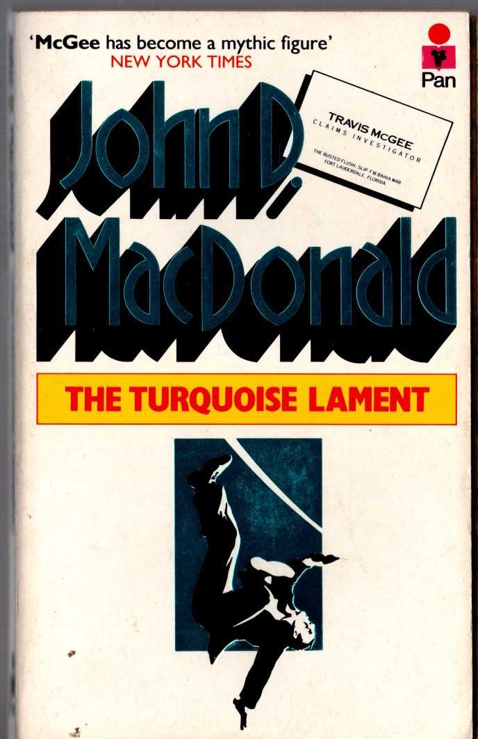 John D. MacDonald  THE TURQUOISE LAMENT front book cover image