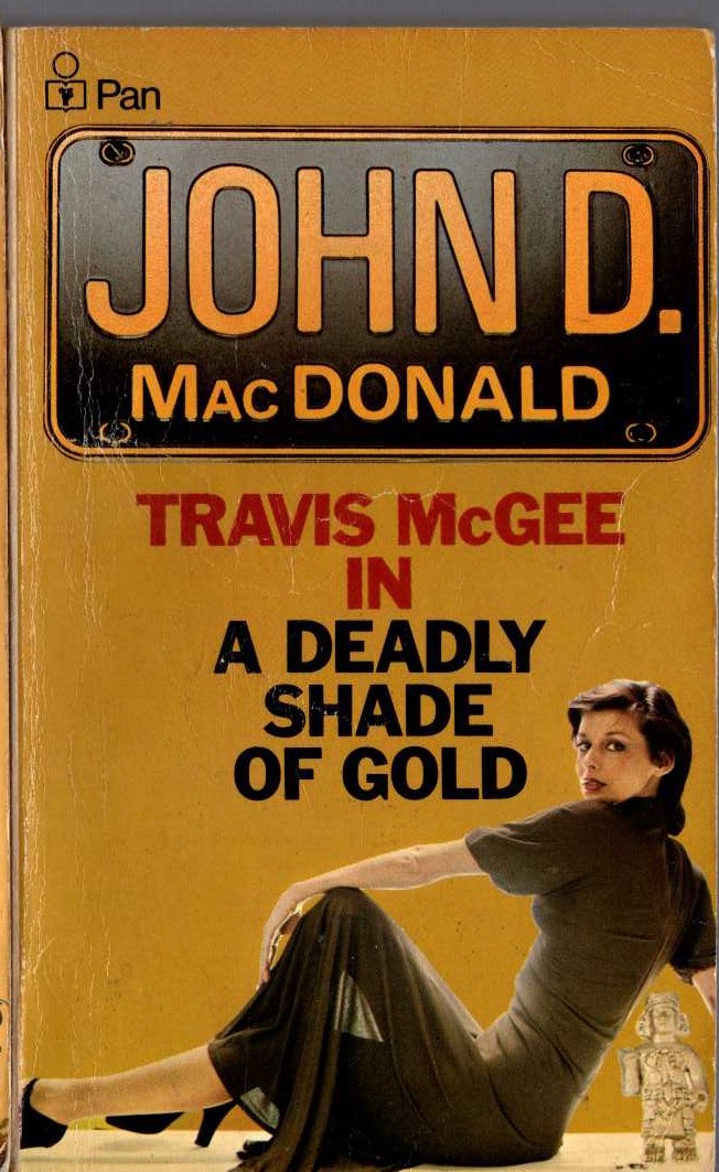 John D. MacDonald  A DEADLY SHADE OF GOLD front book cover image