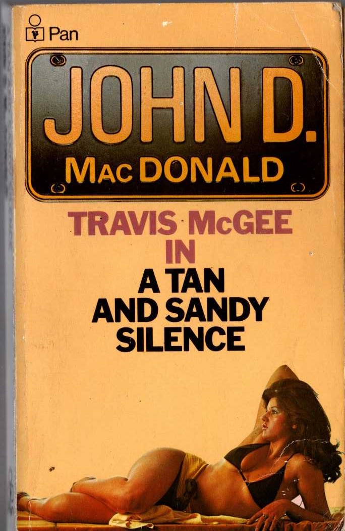 John D. MacDonald  A TAN AND SANDY SILENCE front book cover image