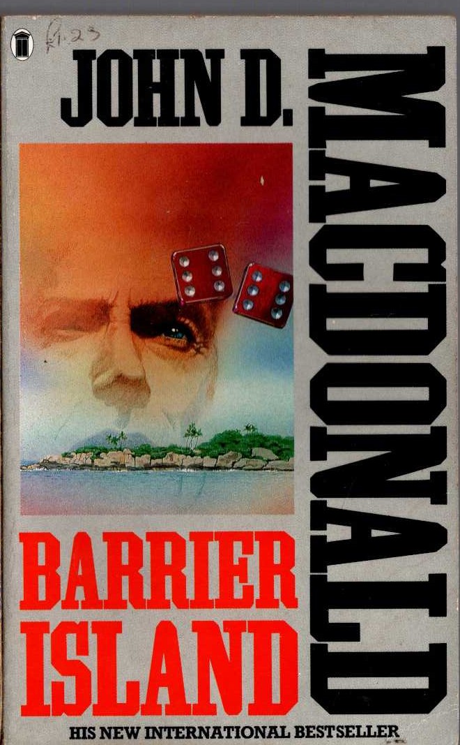 John D. MacDonald  BARRIER ISLAND front book cover image